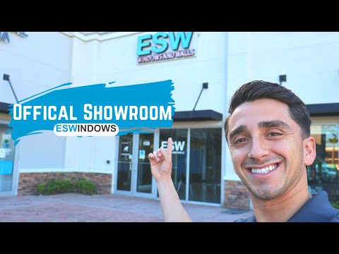 Visiting the Official ESWindows Showroom (Hurricane Impact Windows)