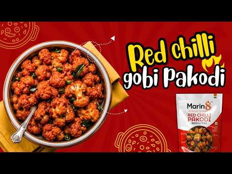 Red Chilli Gobi Pakodi Recipe | Crispy Cauliflower Pakoda