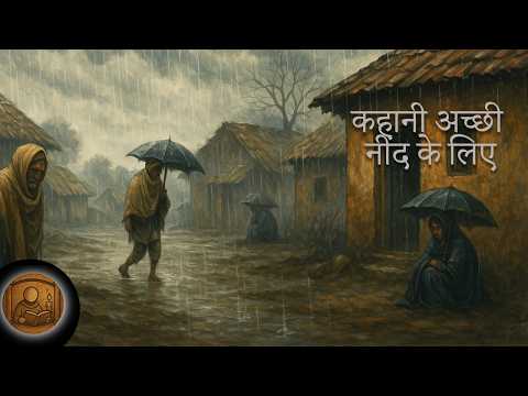 कहानी अच्छी नींद के लिए | “ठंड पर बारिश का कहर!” with rain sound...