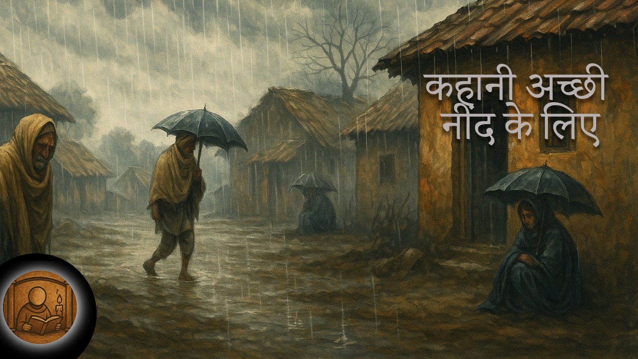 कहानी अच्छी नींद के लिए | “ठंड पर बारिश का कहर!” with rain sound...