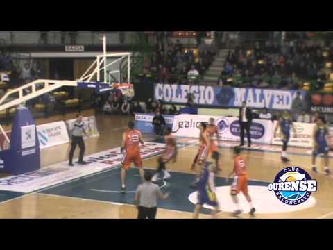 Resumen Club Ourense Baloncesto-Leyma Coruña (J.23 Adecco Oro 14/15)