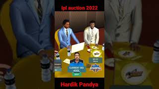 Hardik Pandya in Ipl auction 2022 || #shorts