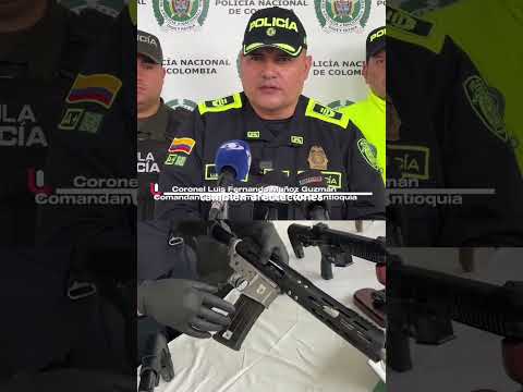 #noticiasAntioquia INCAUTAN ARSENAL DE GUERRA Y MÁS DE 3.600 DOSIS DE DROGA