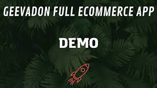 MERN Ecommerce App - Geevadon Full Ecommerce [Demo]