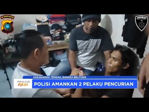 JATANRAS POLDA BABEL TANGKAP PELAKU PENCURIAN