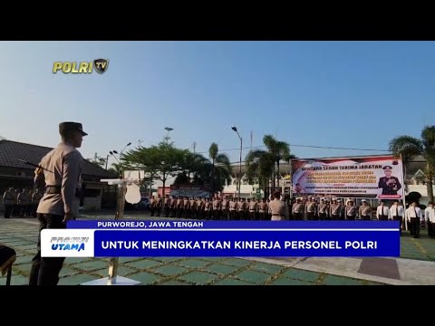POLRES PURWOREJO SERAH TERIMA JABATAN