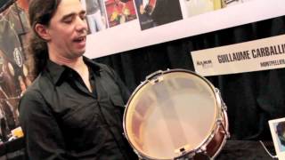 Video thumbnail for Guillaume Carballido Snare-Drum Luthier / Vintage & Rare / NAMM Show by VintageandRare