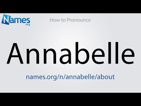How to Pronounce Annabelle
