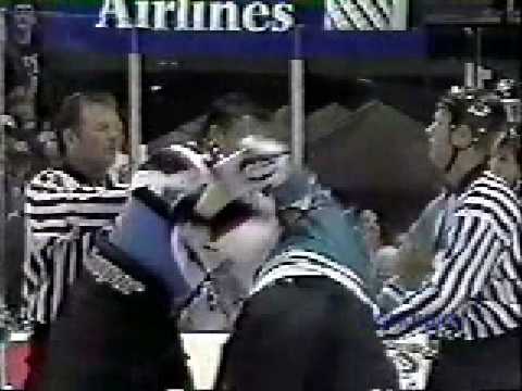 Marty McSorley vs Krzysztof Oliwa
