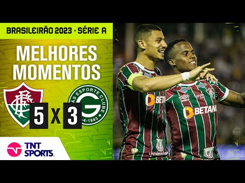 FLUMINENSE VIRA DEPOIS DE 2X0 CONTRA E GOIÁS PERDE COM GOLAÇO DE VOLEIO | FLUMINENSE 5X3 GOIÁS