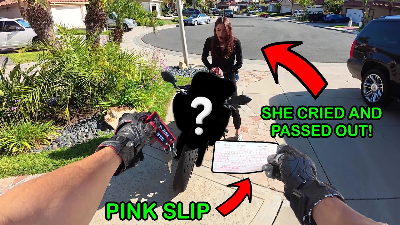 I Bought Her First Motorcycle… She Cried Instantly