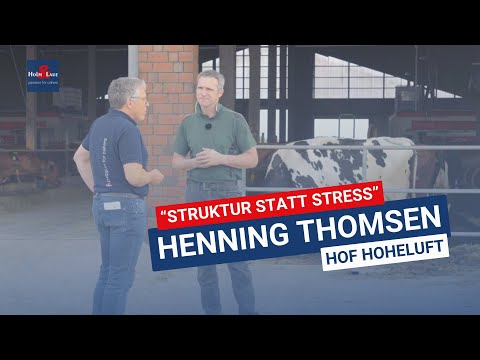 Structure instead of stress 🐄 – how Henning Thomsen masters work and training at Hof Hoheluft