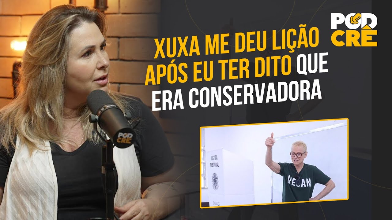 ANDRÉA SORVETÃO: XUXA ME DEU LIÇÃO APÓS EU TER DITO QUE ERA CONSERVADORA