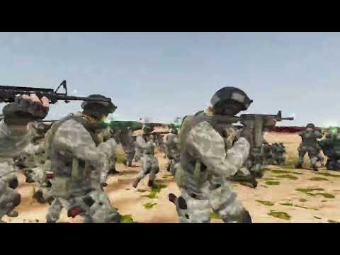 1000 WAR TANKS ( SHERMAN ) + 25000 MODERN SOLDIERS  VS 25000 TROLLS + 30000 GHOST