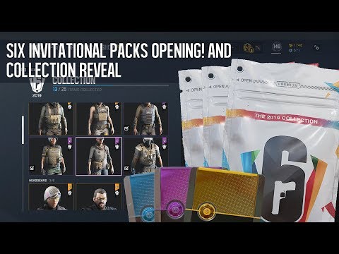 Opening Six Invitational Packs and all collection reveal! - Rainbow Six: Siege
