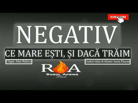 NEGATIV COLAJ   Ce mare ești o Doamne, Dacă trăim pentru Domnul trăim Alex Bahica