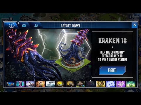 Kraken 18 Boss Event: round 7 | Jurassic World the game (2/5/23)