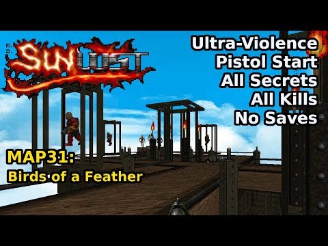 Doom II: Sunlust - MAP31: Birds of a Feather (Ultra-Violence 100%)