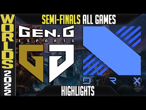 GEN vs DRX Highlights ALL GAMES | Worlds 2022 Semifinals | Gen.G vs DRX