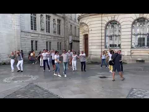 Flash Mob West Coast Swing La Rochelle 2022 organisée par RockDance 17