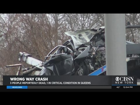 3 Dead In Apparent Wrong-Way Crash In Queens