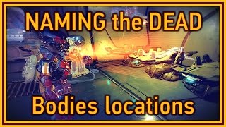 Mass Effect Andromeda - Naming the Dead task (bodies locations)