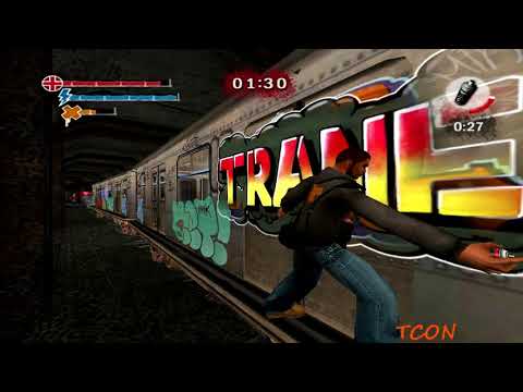 Marc Ecko's Getting Up - Mission #8 - Subway Ride (HD)