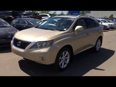 Lexus Certified Pre Owned Gold on Parchment 2010 RX 350 AWD - Touring Package Review Nisku, Alberta