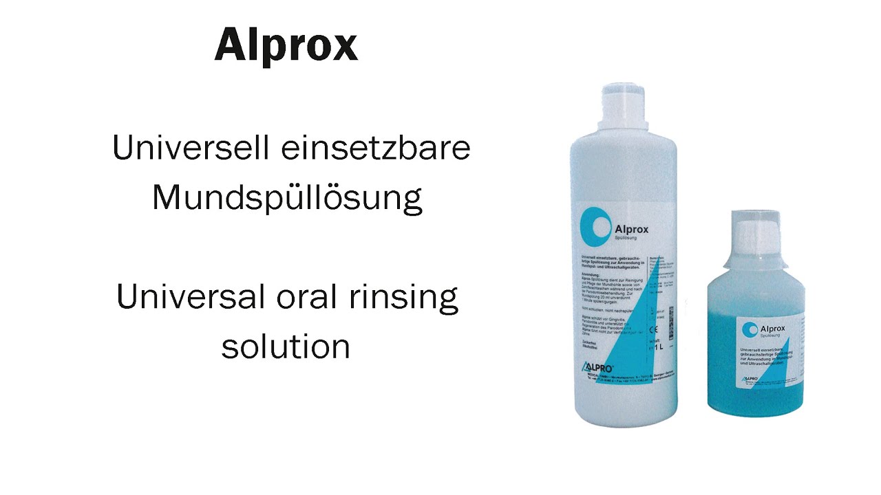 Anwendung von Alprox / Application of Alprox