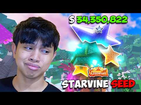 I Made The BIGGEST STARVINE FRUIT in GARDEN HORIZONS