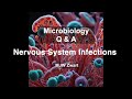 Microbiology Q A Nervous System Infections