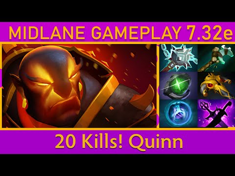⭐20 Kills! Quinn Ember Spirit Mid Gameplay - Dota 2 Top MMR