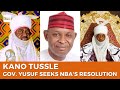 Kano Emir Dispute: Gov. Yusuf Urges NBA to Resolve Conflicting Judgments