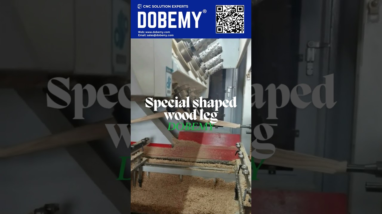 How to Process Special-Shaped Solid Wood Furniture Legs with DOBEMY CNC
