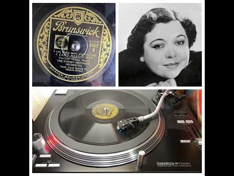The Dorsey Brothers' Orchestra, v Mildred Bailey: I Can't Make A Man, NY 5.9.1933 (Brunswick 01617)