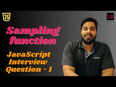 Sampler Function Sde1 Javascript Interview Question 1