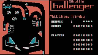 Shuttle Challenger PCS Matthew Trimby UKACOC 1986 ATARI 8BIT XL XE FLIPPER Pinball Construction Set