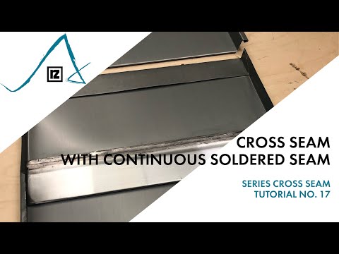 Tutorial: Cross seam with continuous soldered seam (💪💪)