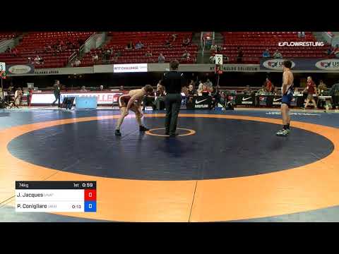74 Kg Consolation Jarrett Jacques Unattached Vs Philip Conigliaro Unattached