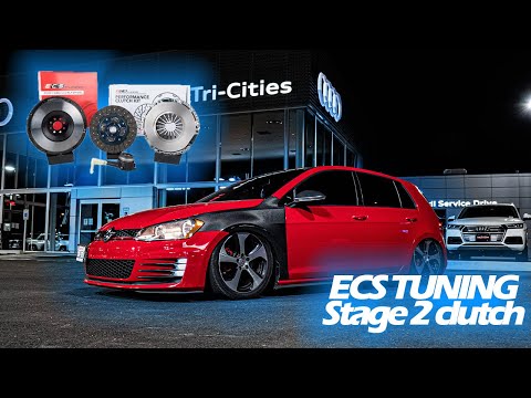 ECS tuning stage 2 clutch install mk7 gti