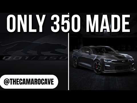 2024 Camaro Collectors Edition | GM Press Release 06-05-2023 | Panther Themed Chevrolet Camaro