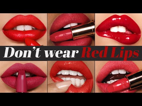 Here's WHY you think RED LIPS look bad on you.