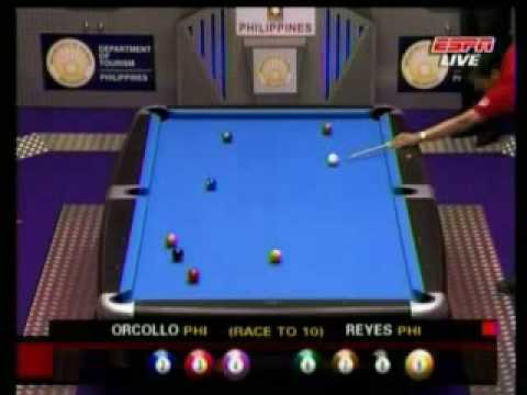 9 Ball World Pool Championships 2006   Efren Reyes vs Dennis Orcollo Part1