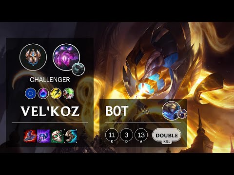 Vel'Koz Bot vs Ezreal - EUNE Challenger Patch 10.13