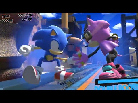 Sonic Forces Arsenal Pyramid Green Hill W/ Sonic + Avatar - Mission 7 - PS4 PRO Max Settings - HD