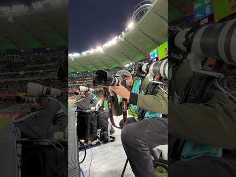 Photographing action is sometimes full of action. #sportsphotographer #nrl #photographer #canon