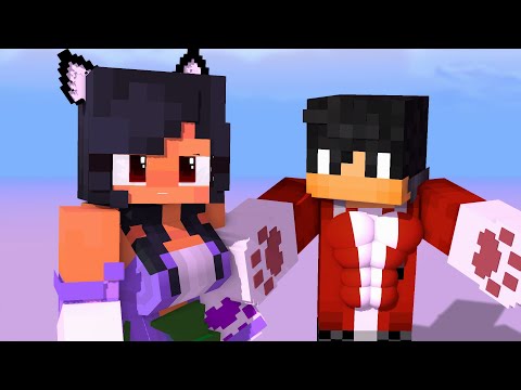 PEPPERMINT YAY! ARIGATO PAW CHALLENGE APHMAU AND AARON - MINECRAFT ANIMATION #shorts