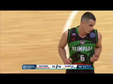 Vrhunci tekme proti Oostendeju (Oostende - Petrol Olimpija, 30.10.2018)