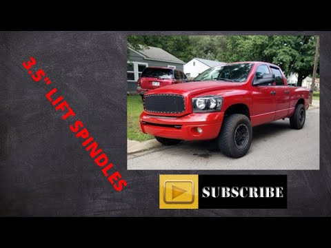 03-09 Dodge Ram 2500 2wd lift spindle install link in description