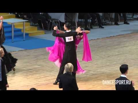 Oleksandr Savchenko - Ganna Poberezhnyk, 1/8 English Waltz